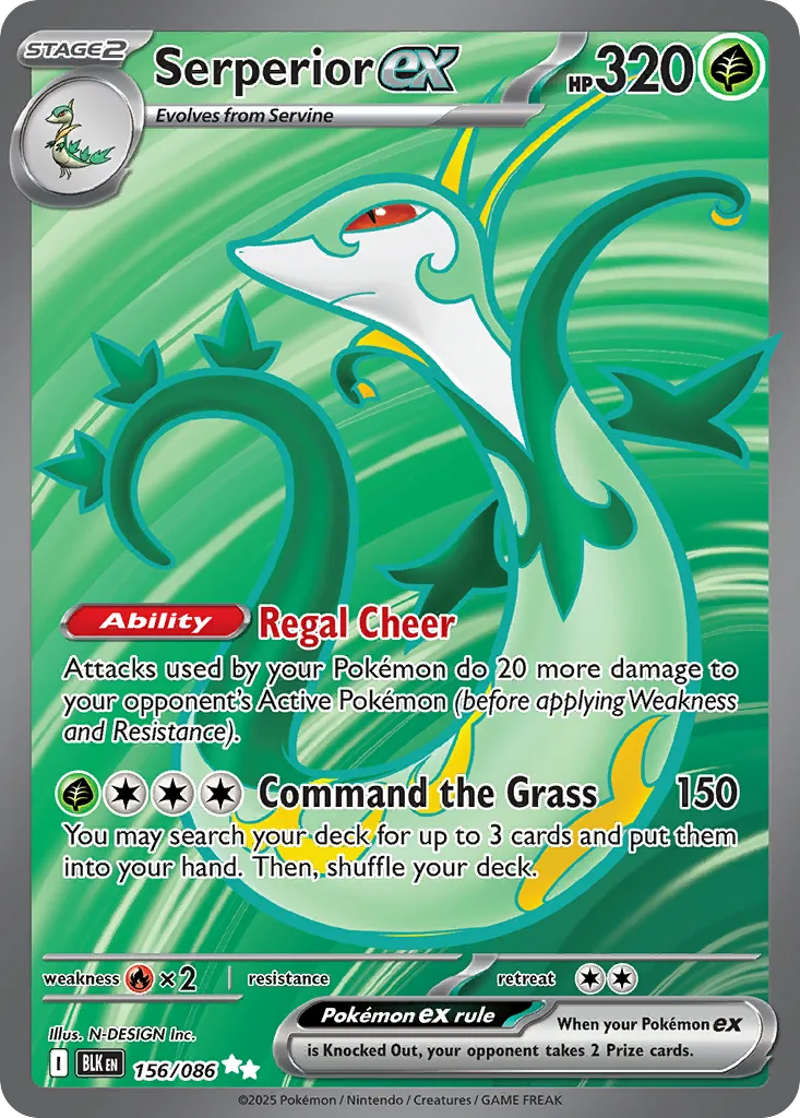 Serperior ex (BLK 156) – Black Bolt – Normal