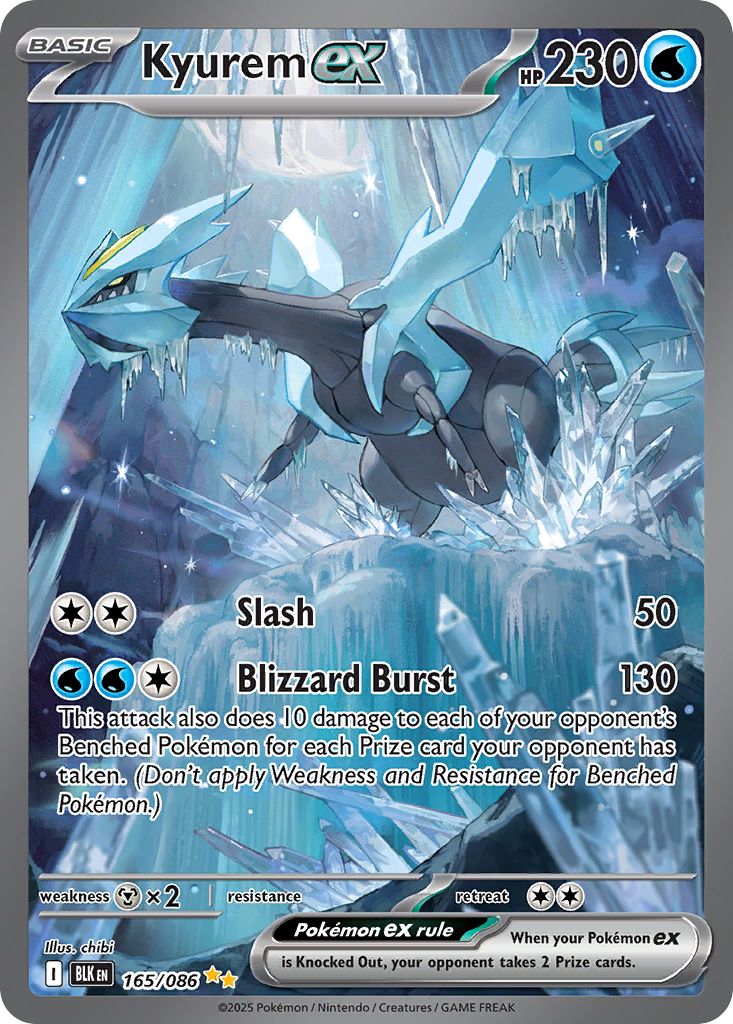 Kyurem ex (BLK 165) – Black Bolt – Normal
