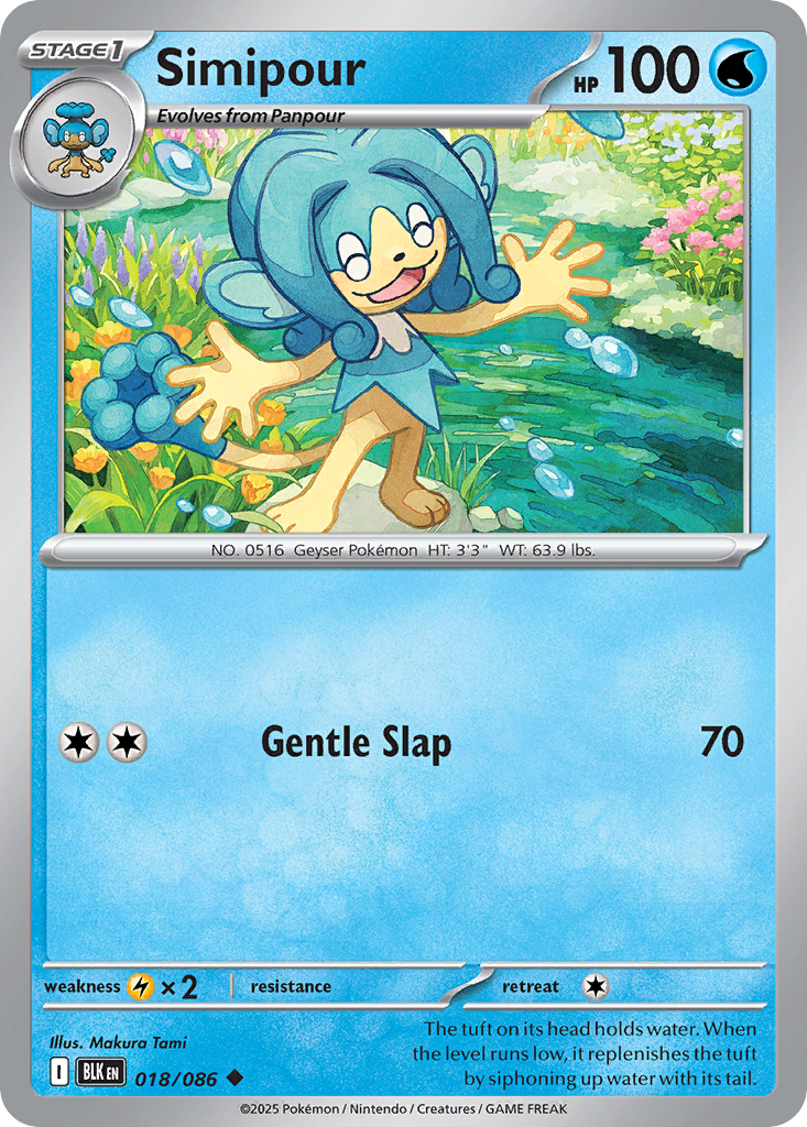 Simipour • Black Bolt • Reverse Holo