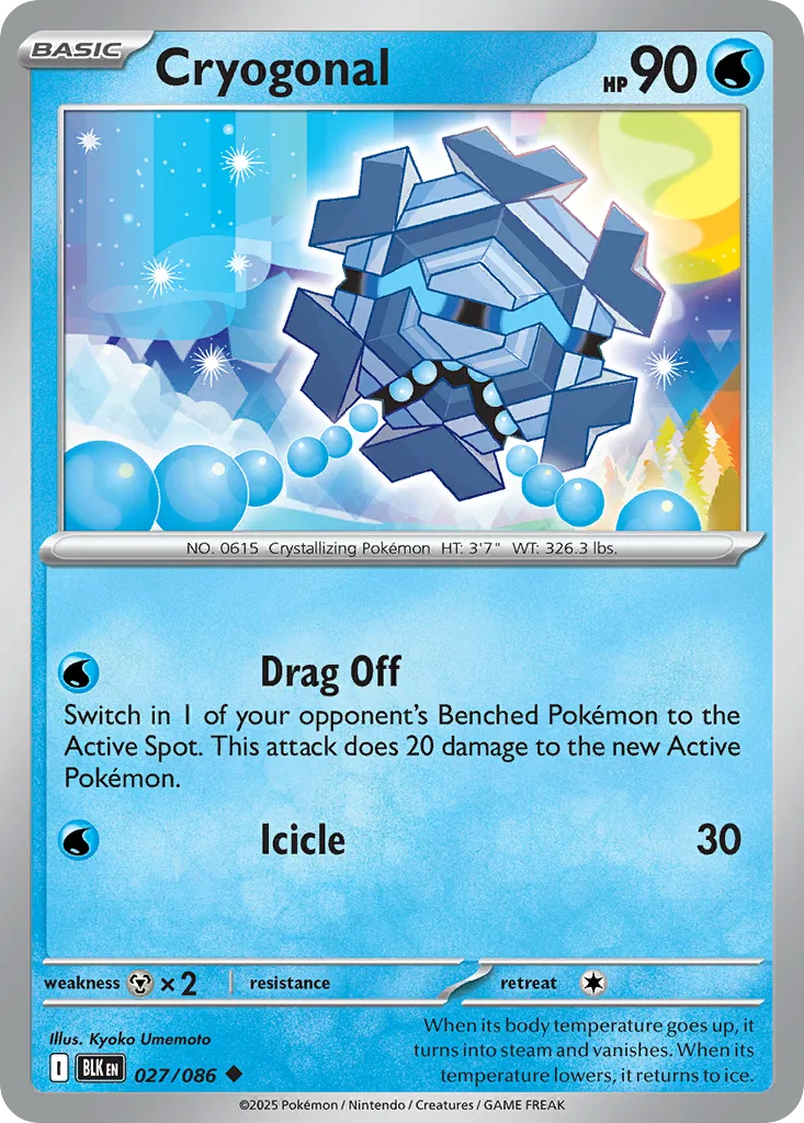 Cryogonal (BLK 027) – Black Bolt – Normal