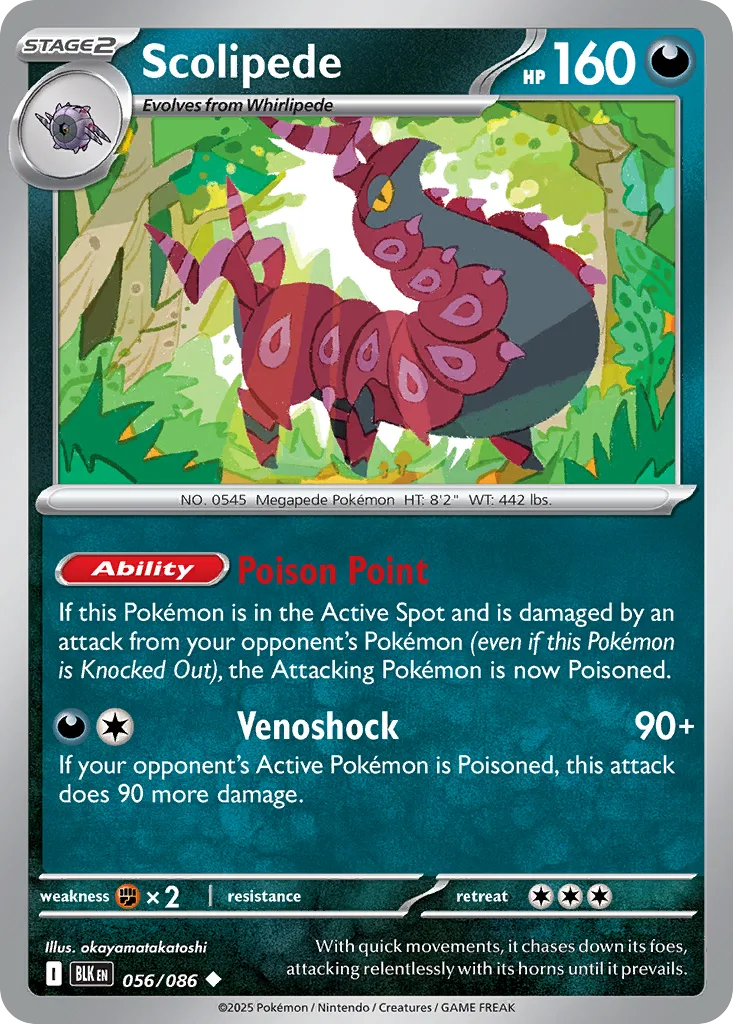 Scolipede (BLK 056) – Black Bolt – Normal