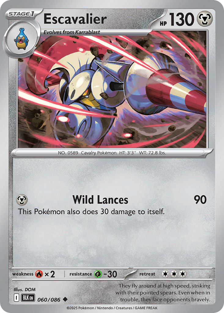 Escavalier • Black Bolt • Normal