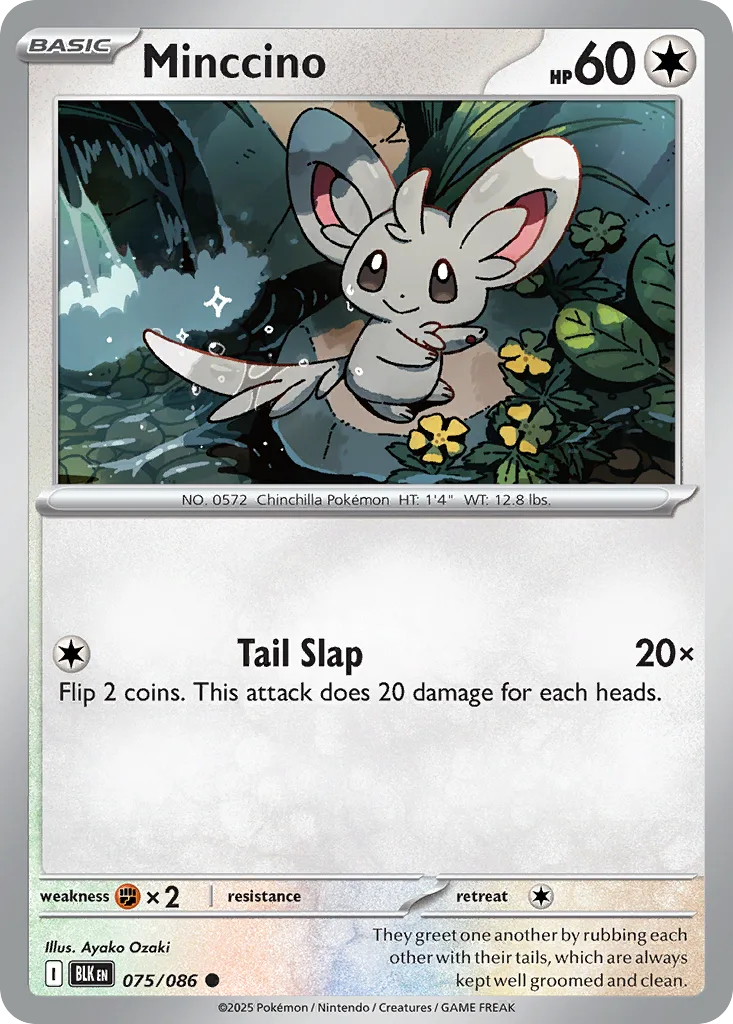 Minccino (BLK 075) – Black Bolt – Normal