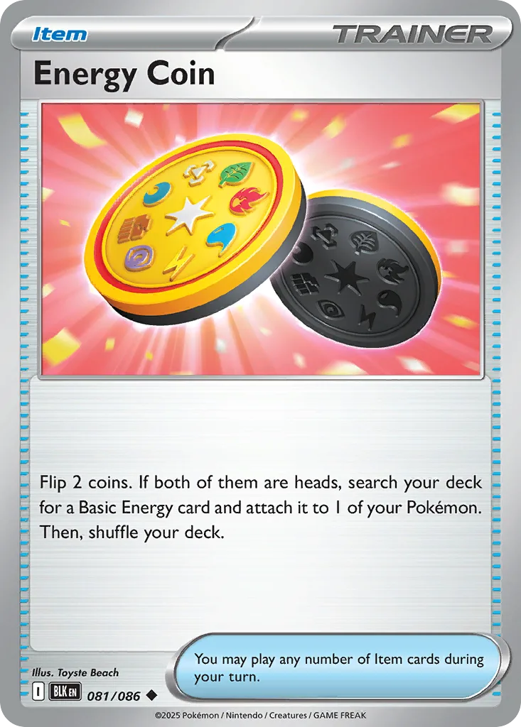 Energy Coin (BLK 081) – Black Bolt – Normal