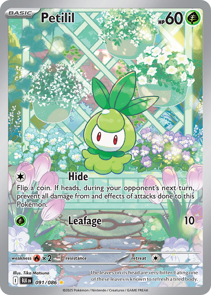 Petilil (BLK 091) – Black Bolt – Normal